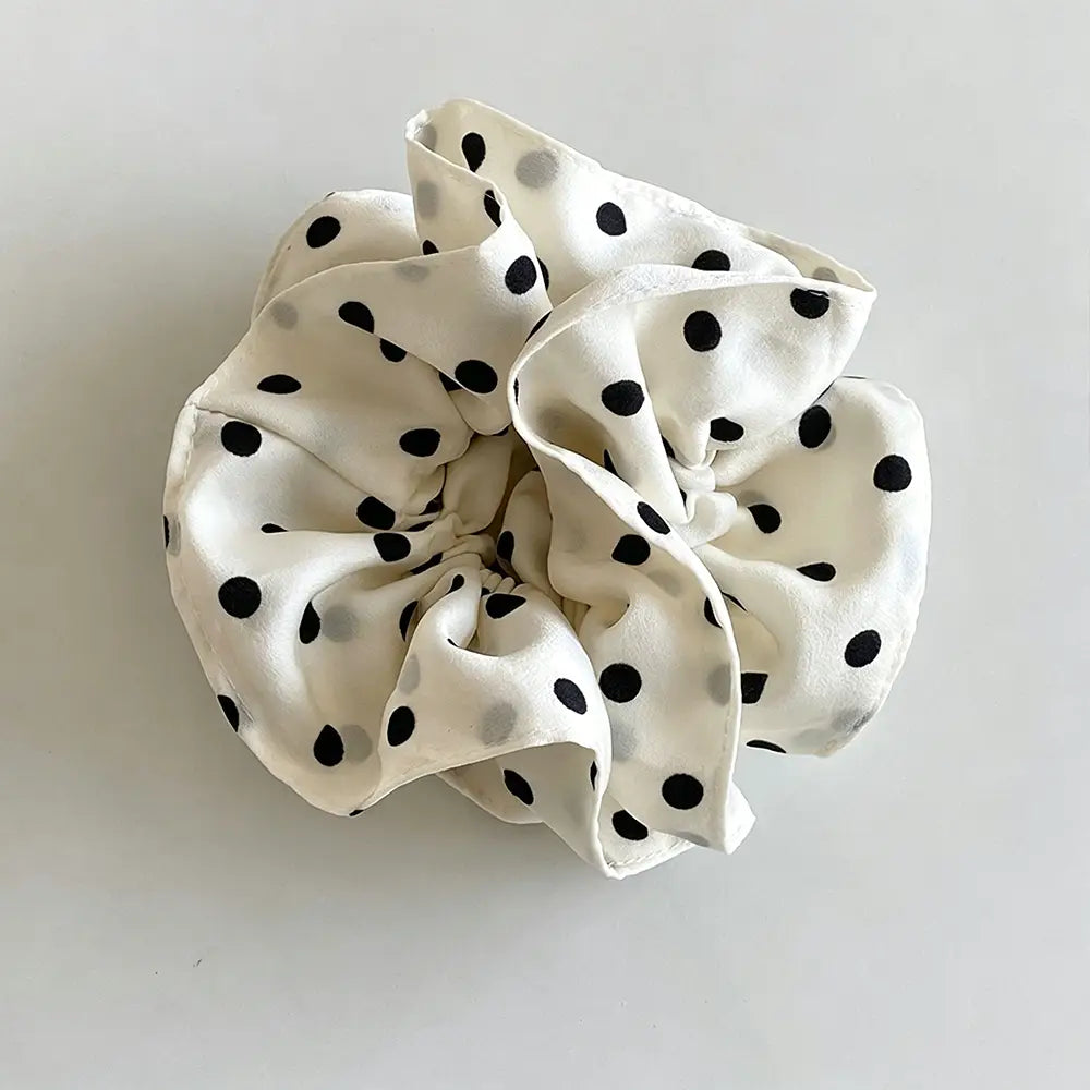 POLKA DOT SCRUNCHIE - LARGE DOT