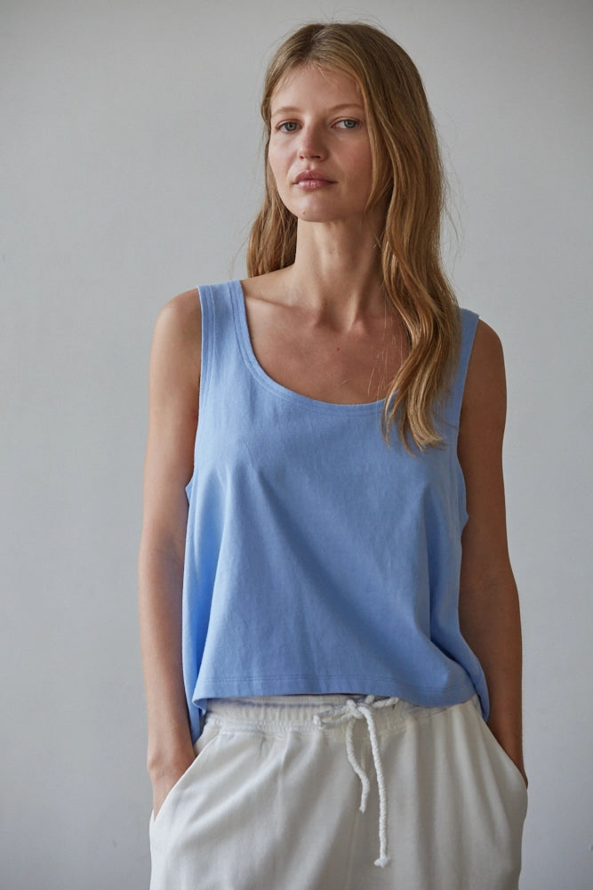 EVERYDAY SCOOP TANK - PERIWINLKE