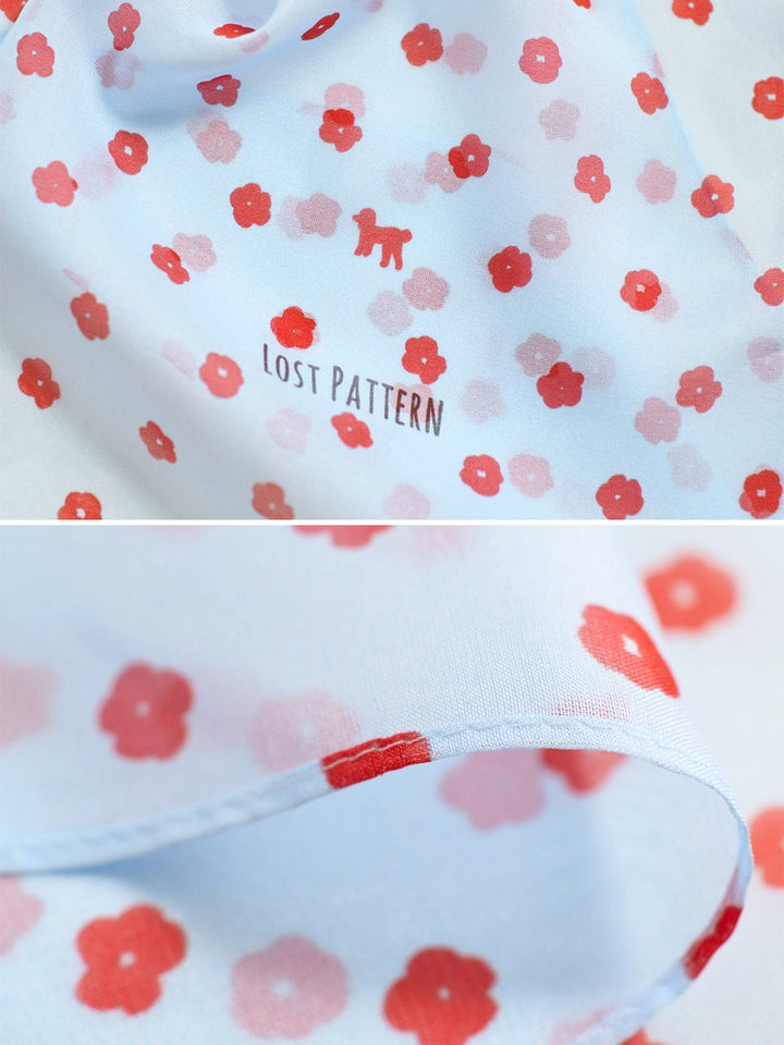PETAL VEIL NECK SCARF