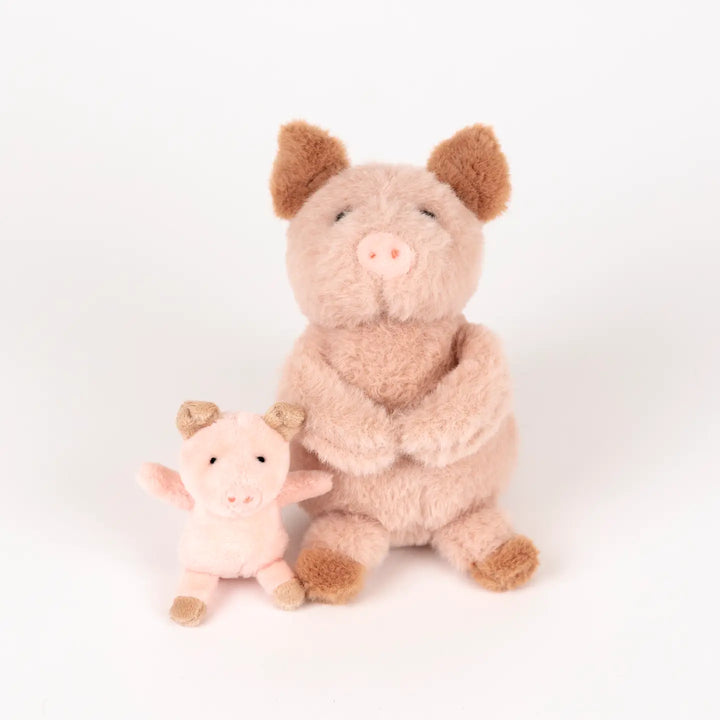 PLUSH PIG WITH BABY