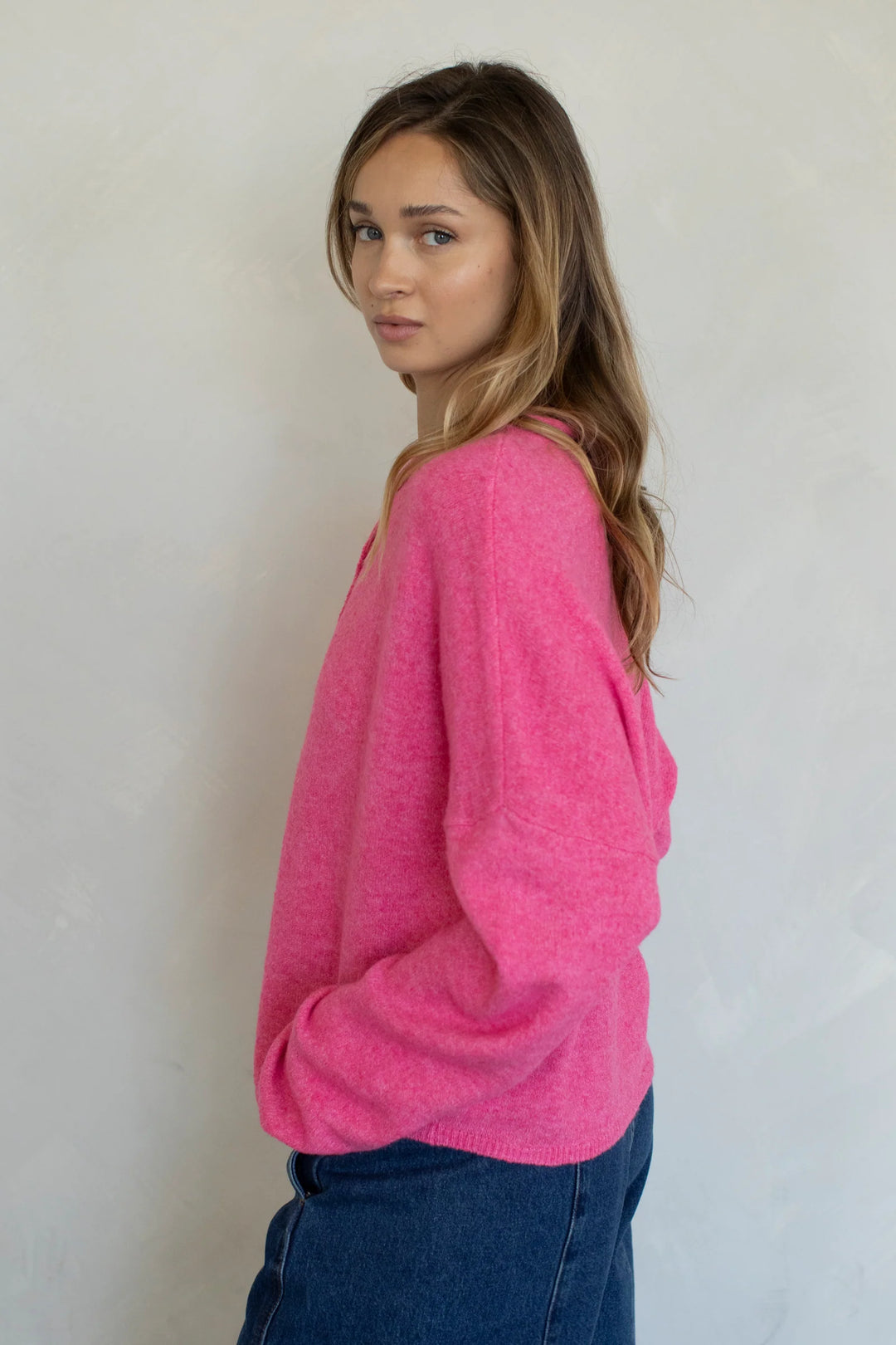 PIPER CARDIGAN - BUBBLEGUM