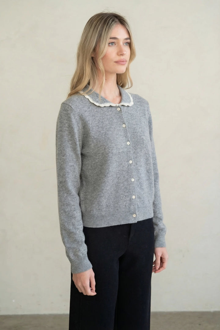 PIPPA COLLARED CARDIGAN
