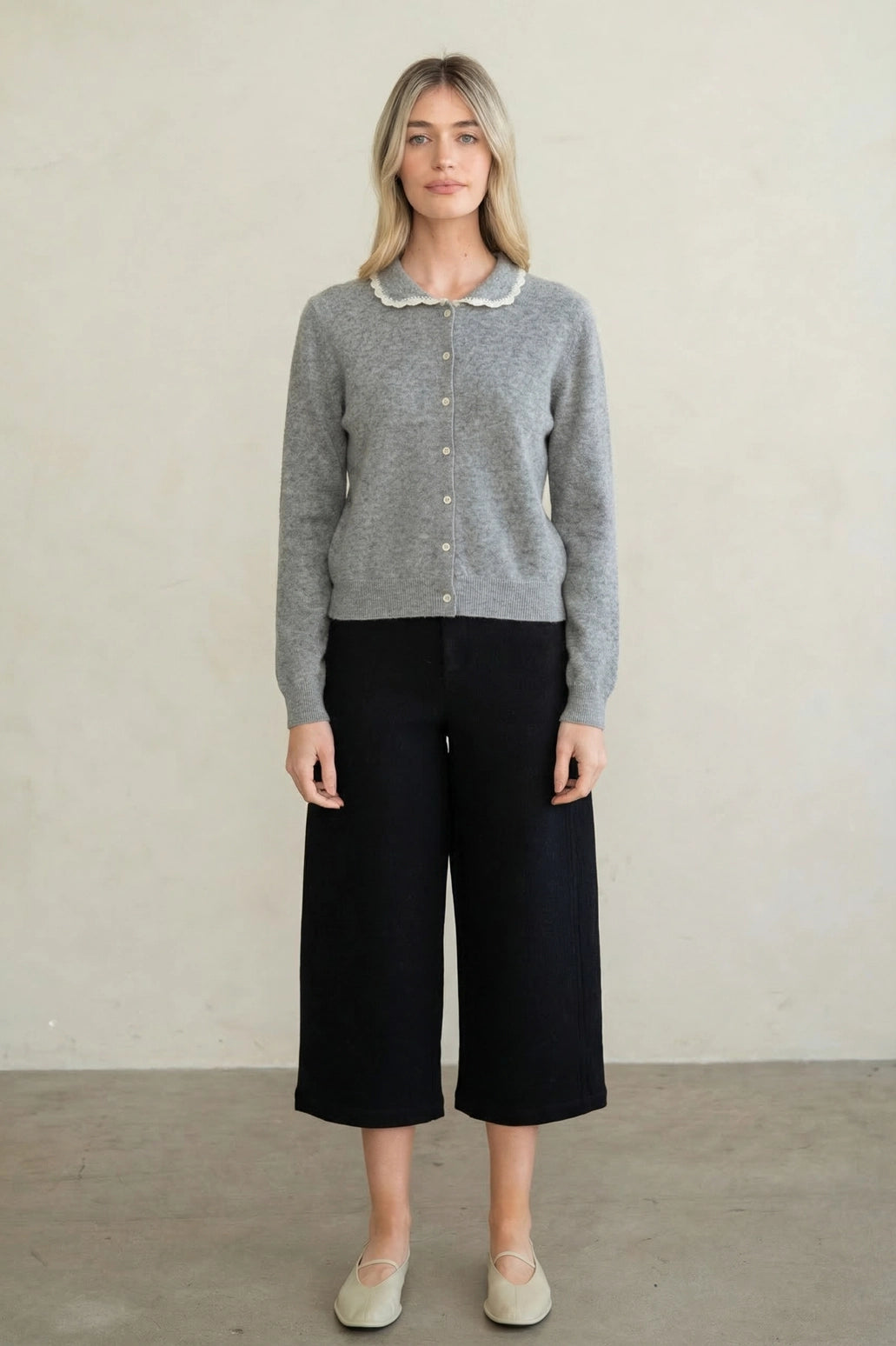PIPPA COLLARED CARDIGAN