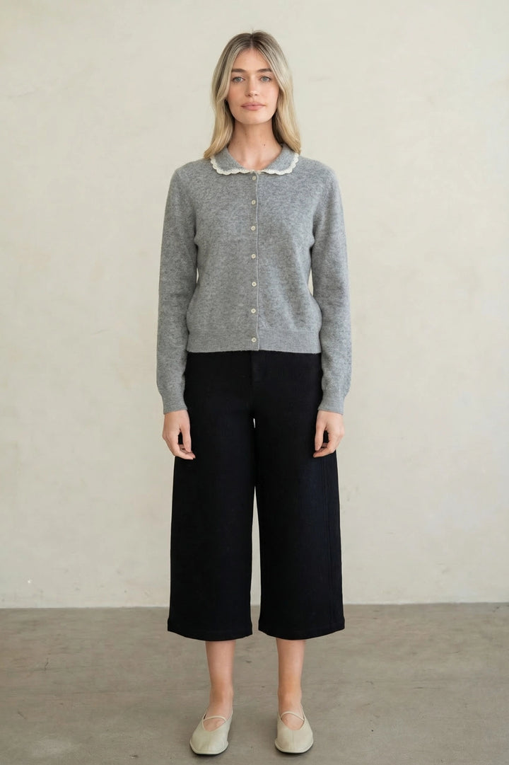 PIPPA COLLARED CARDIGAN