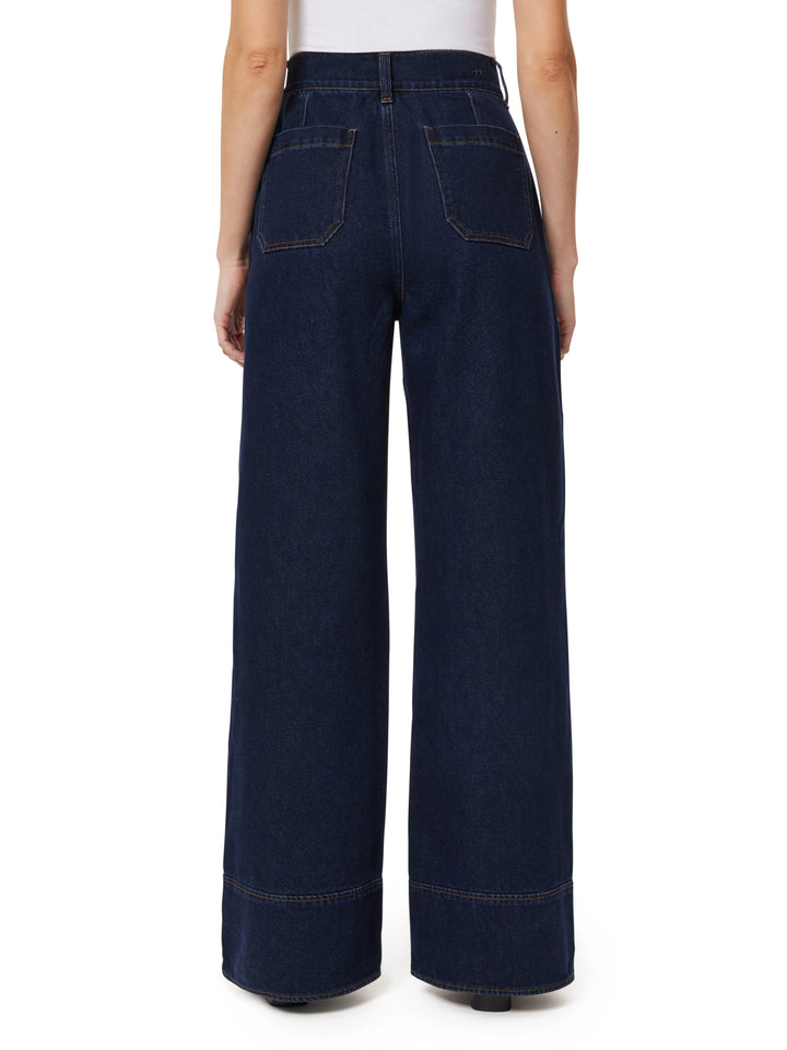 RELAXED PLEATED TROUSER JEANS