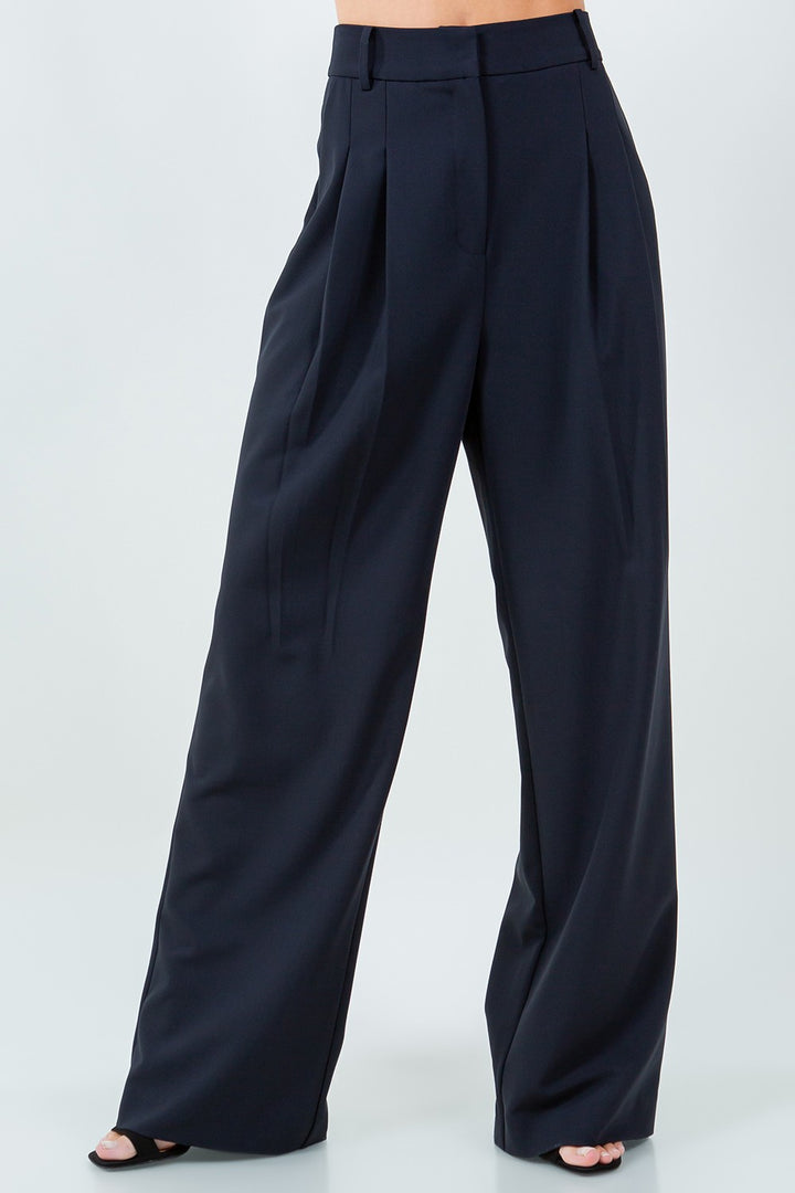 CAL PLEATED TROUSERS