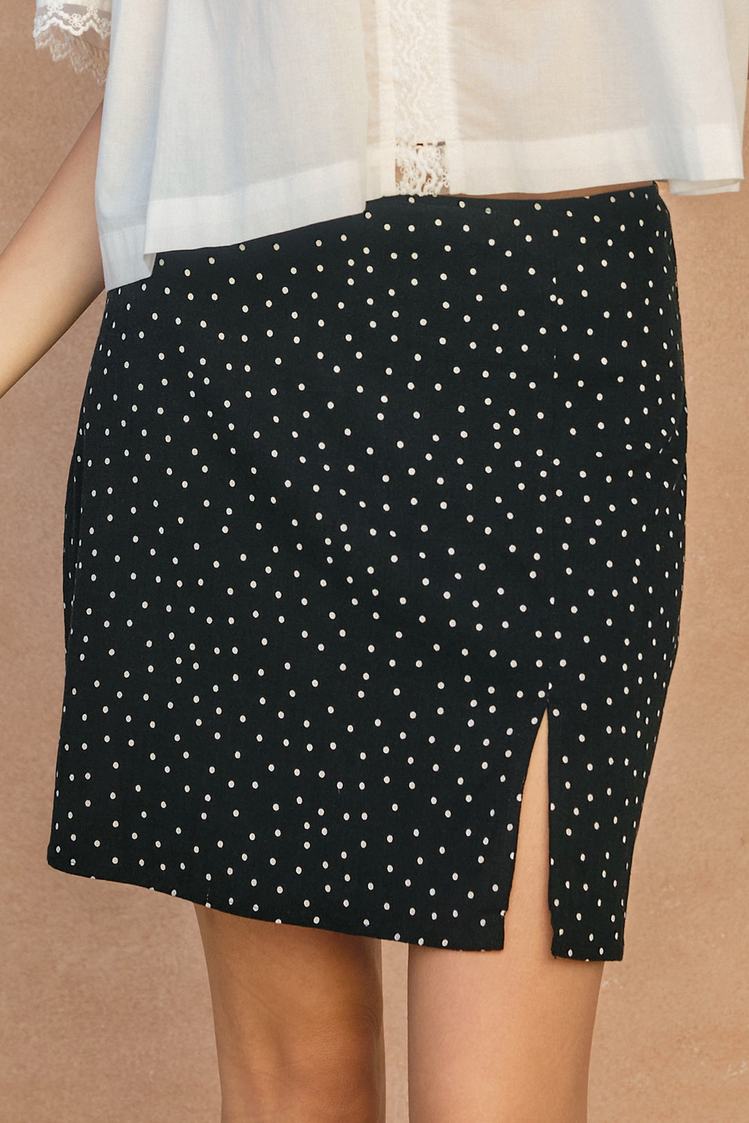 POLKA DOT MINI SKIRT