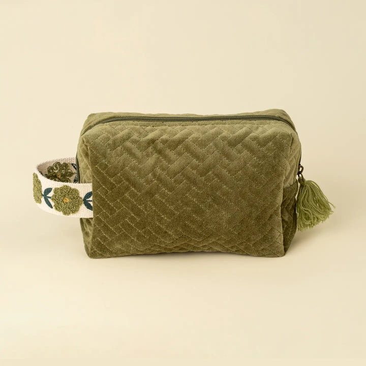 VELVET TOILETRY POUCH