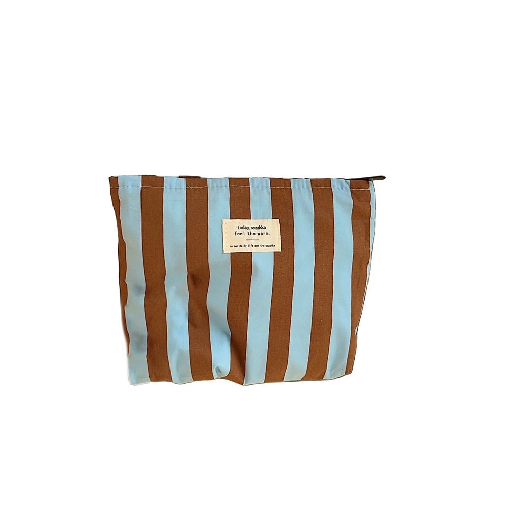 STRIPED POUCH