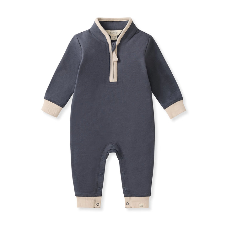 QUARTER ZIP JUMPSUIT