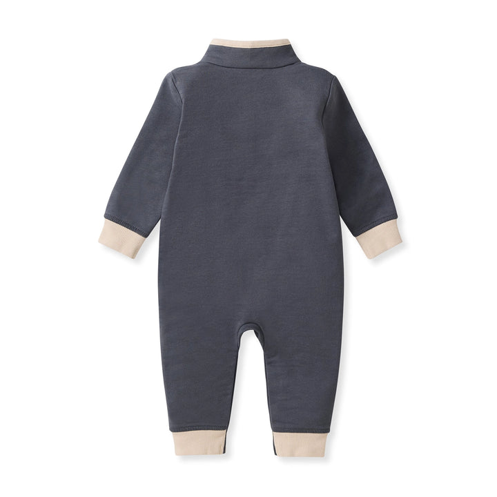 QUARTER ZIP JUMPSUIT