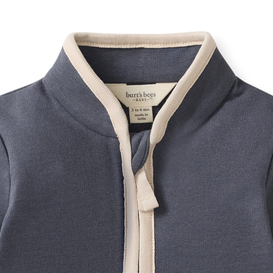 QUARTER ZIP JUMPSUIT