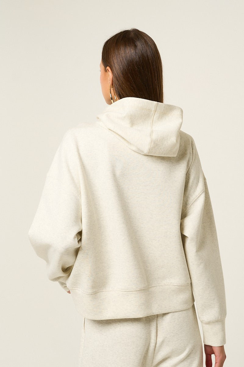 SOFT TOUCH QUARTER ZIP HOODIE