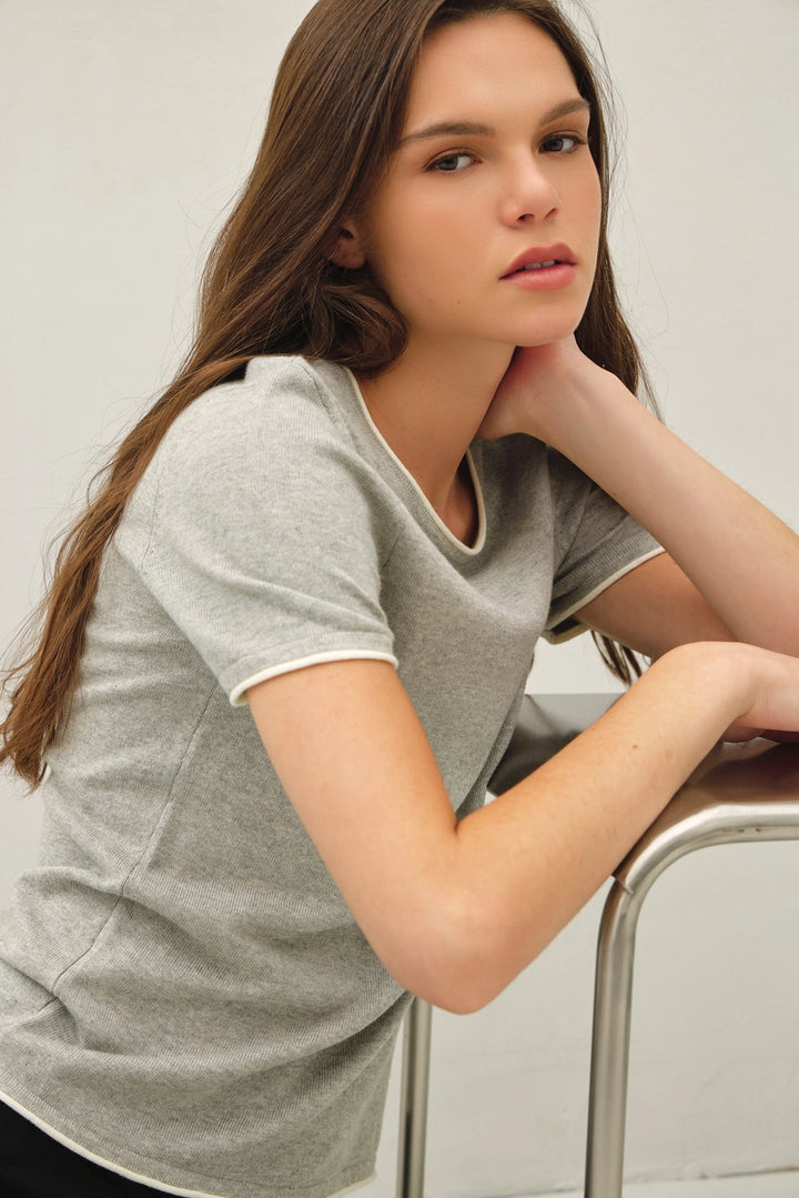 QUEN TOP - GREY