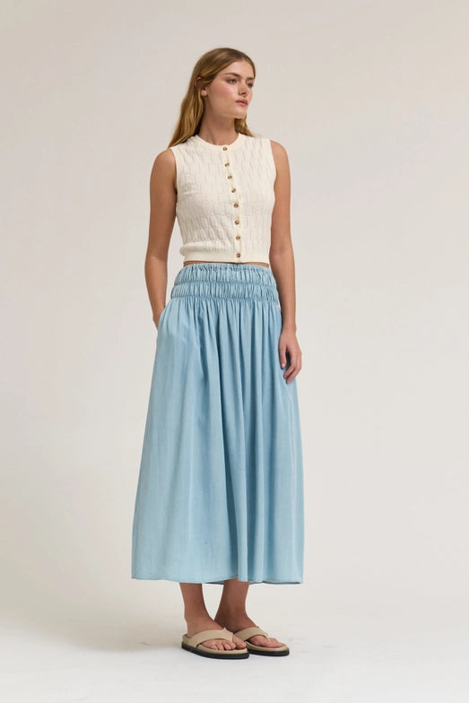 QUINN VEST - IVORY
