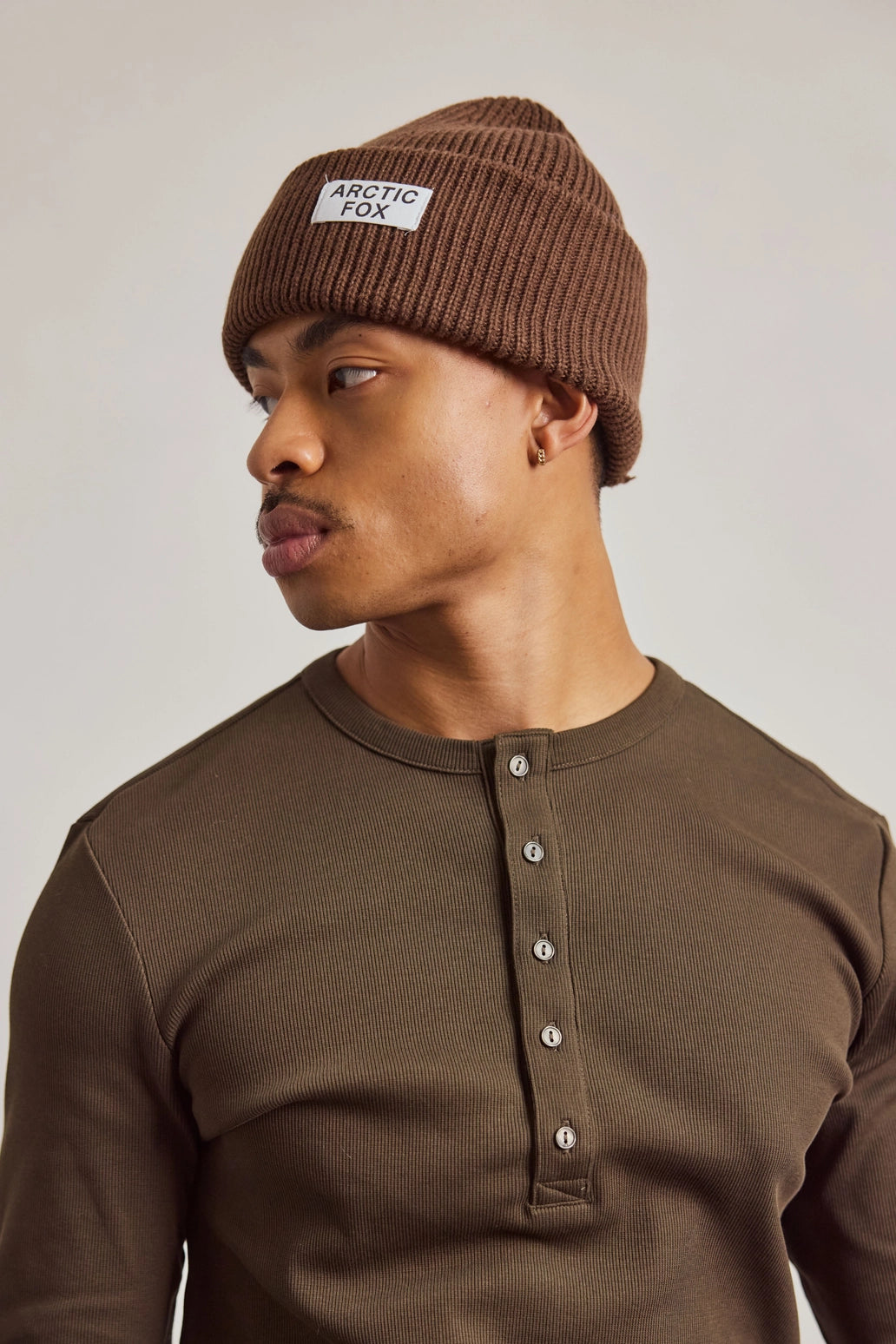 RECYCLED BOTTLE BEANIE - CHOCOLATE