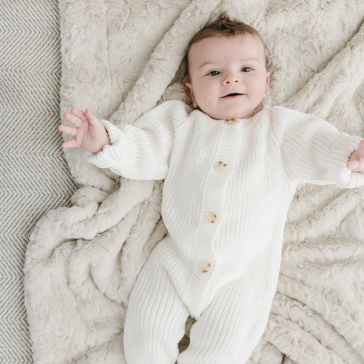 SARANONI DREAM RECEIVING BLANKET - OAT