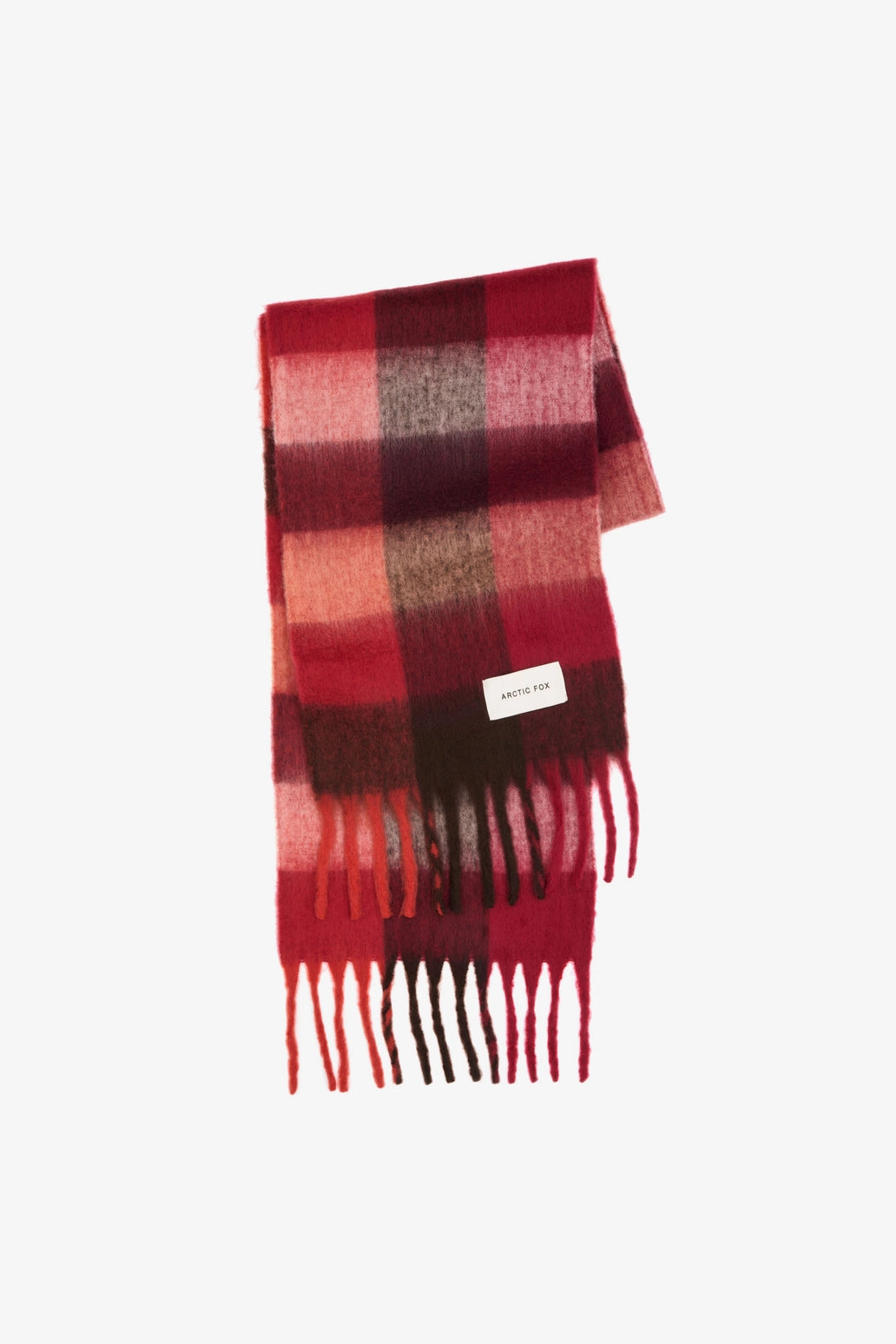 REYKJAVIK SCARF - RED CHECK