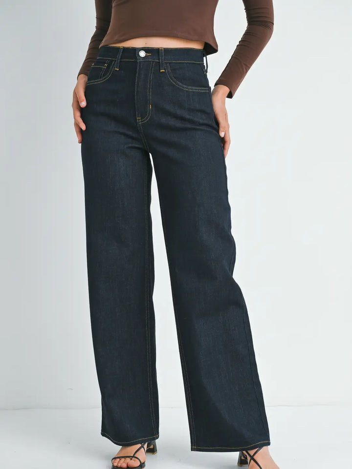 RELAXED WIDE LEG - SUPER DARK