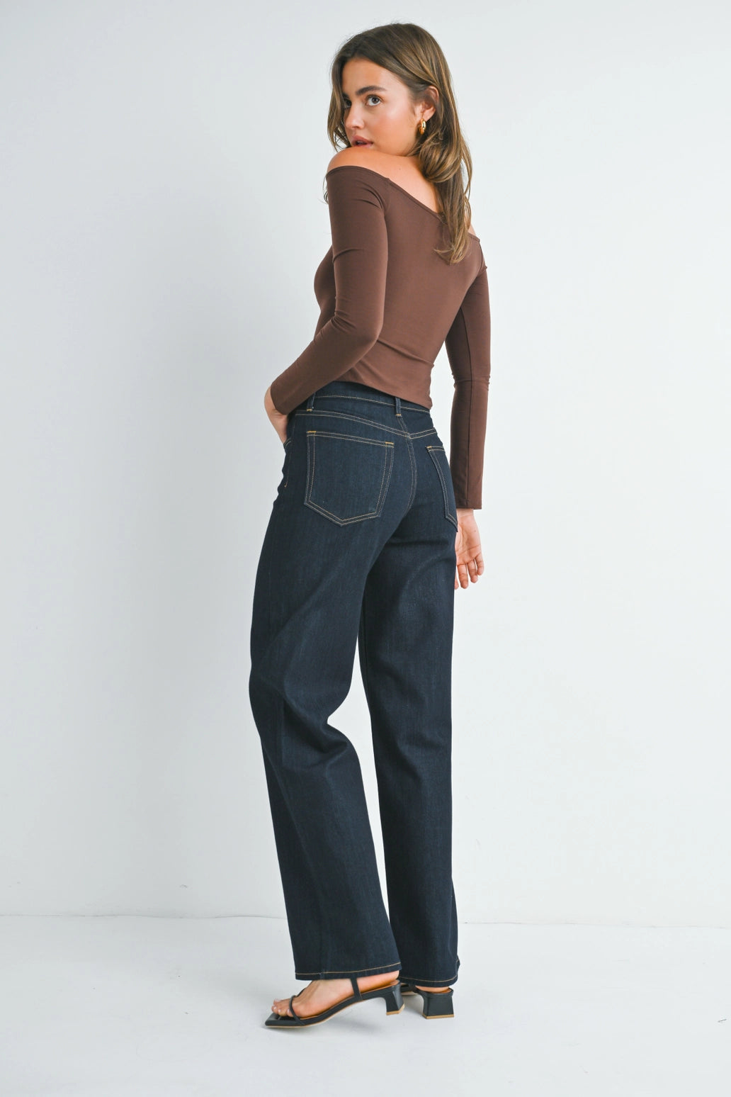 RELAXED WIDE LEG - SUPER DARK