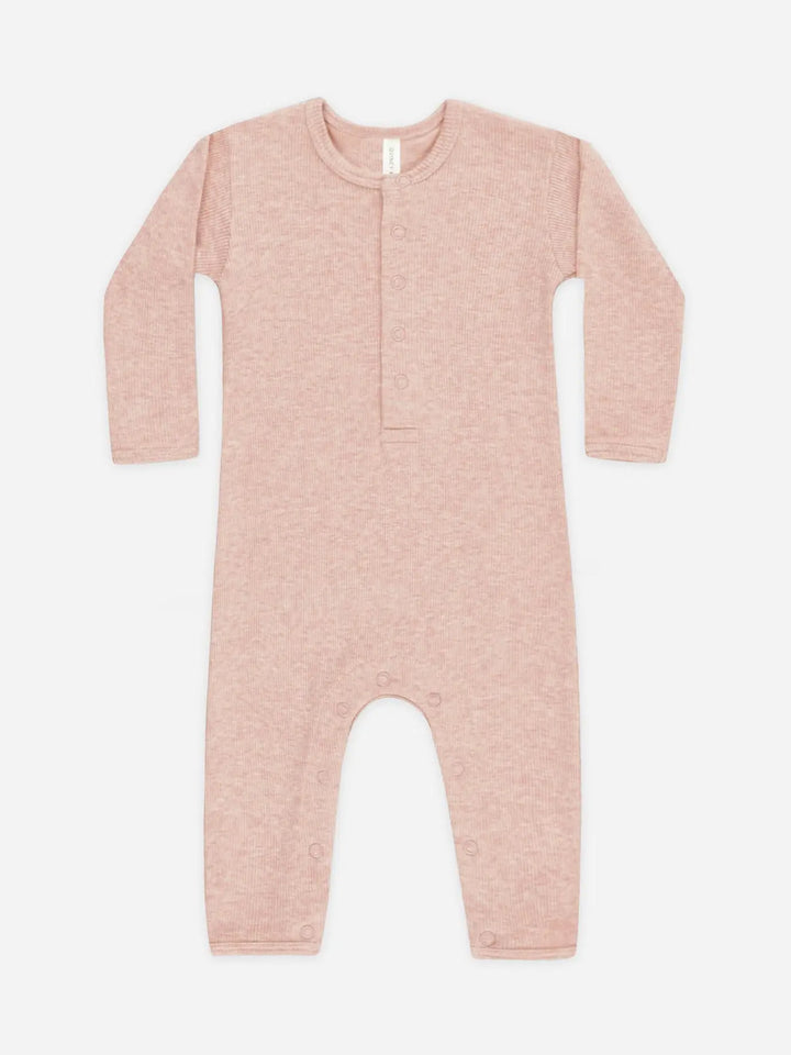 RIBBED JUMPSUIT - ROSE