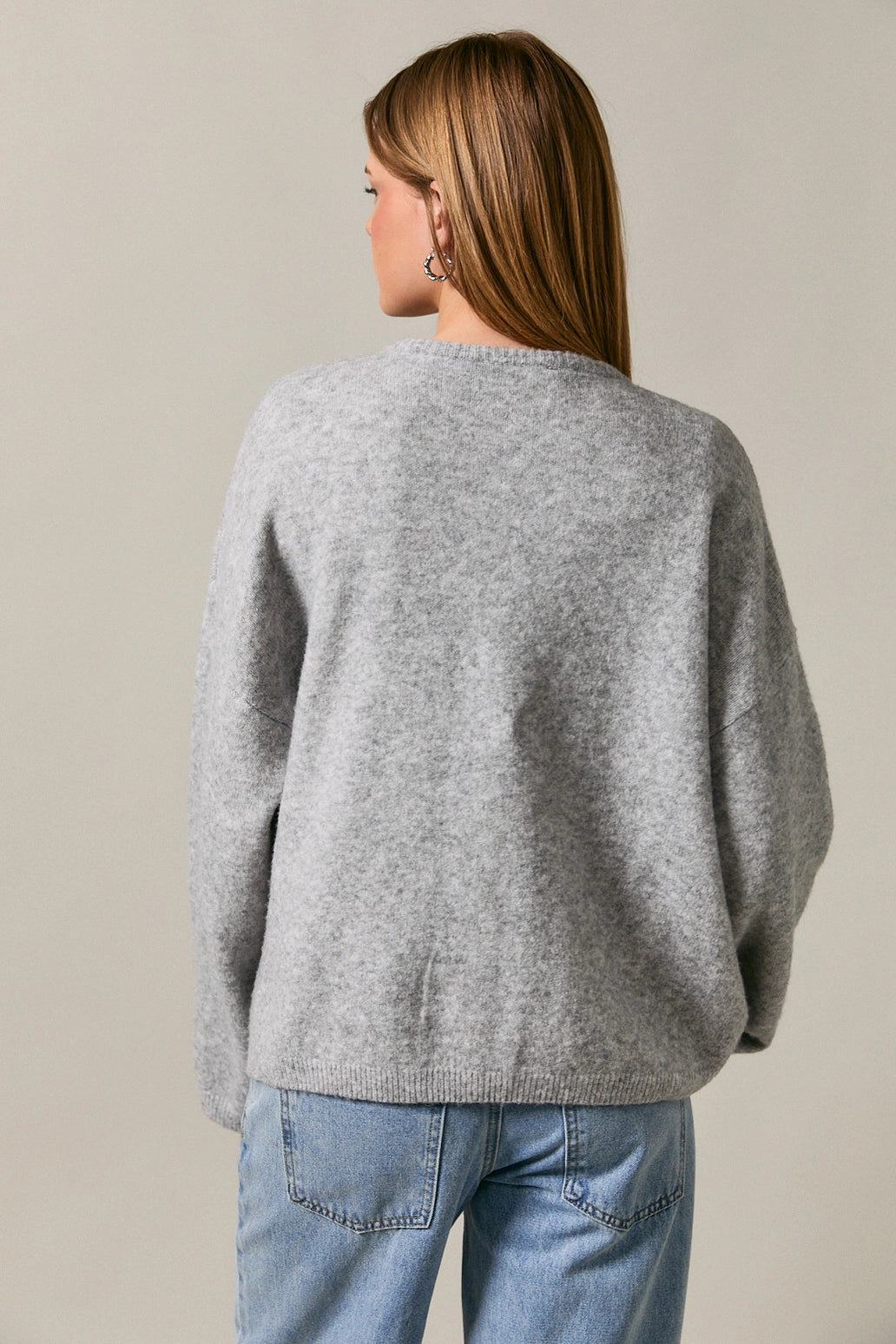 ROCCO CARDIGAN - HEATHER GREY