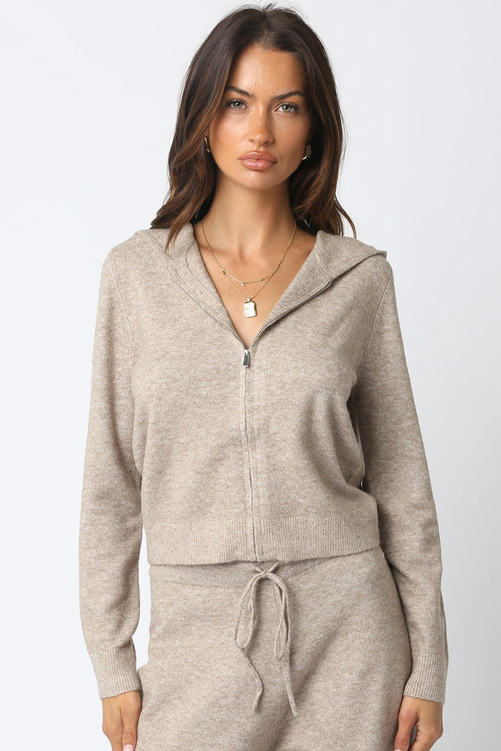 ROSIE KNIT HOODIE