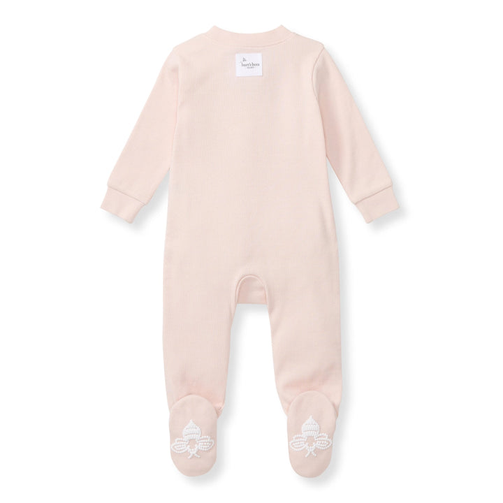 RIBBED COTTON SLEEPER - RANUNCULUS