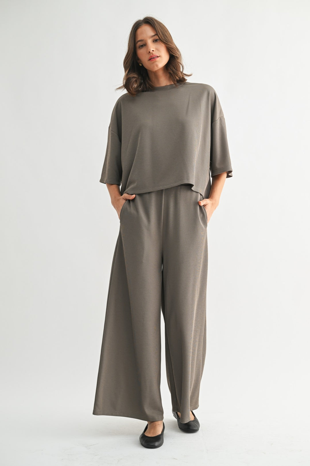 SABLE CROPPED BOXY TOP