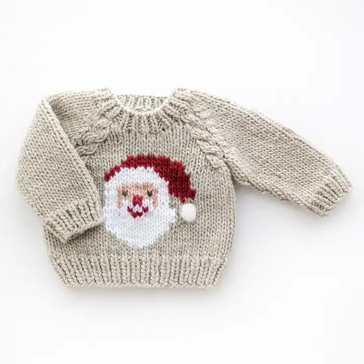 JOLLY SANTA SWEATER - OATMEAL