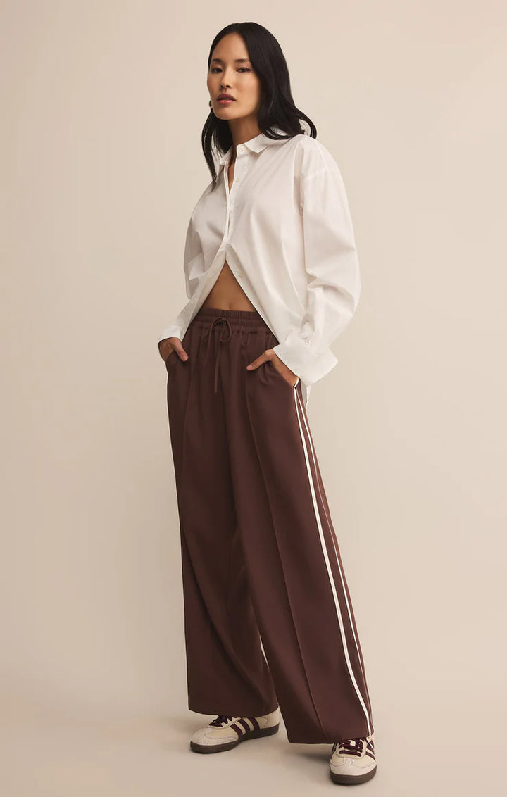 SAUNDER TRACK PANT - SANDALWOOD