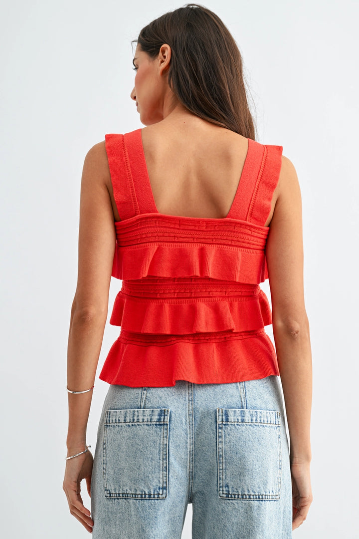 SCARLET KNIT TOP