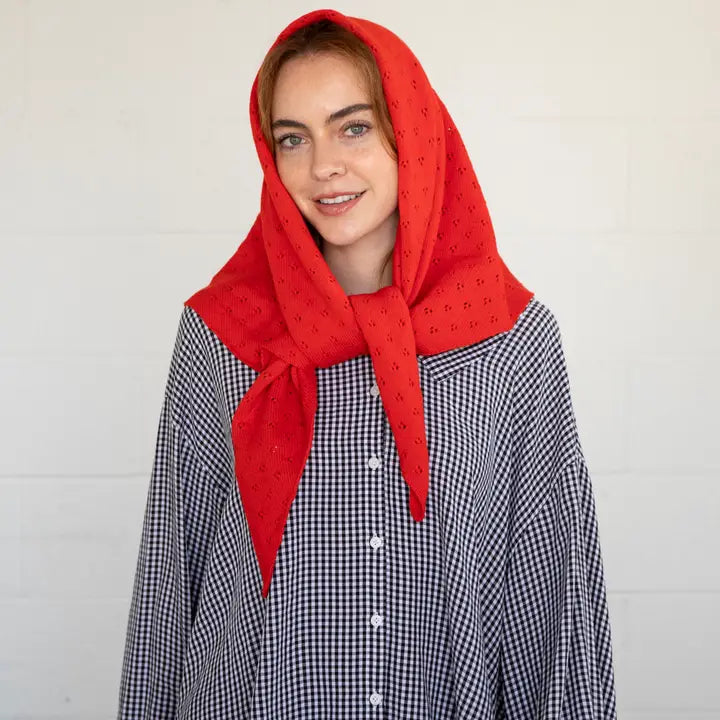 POINTELLE SCARF