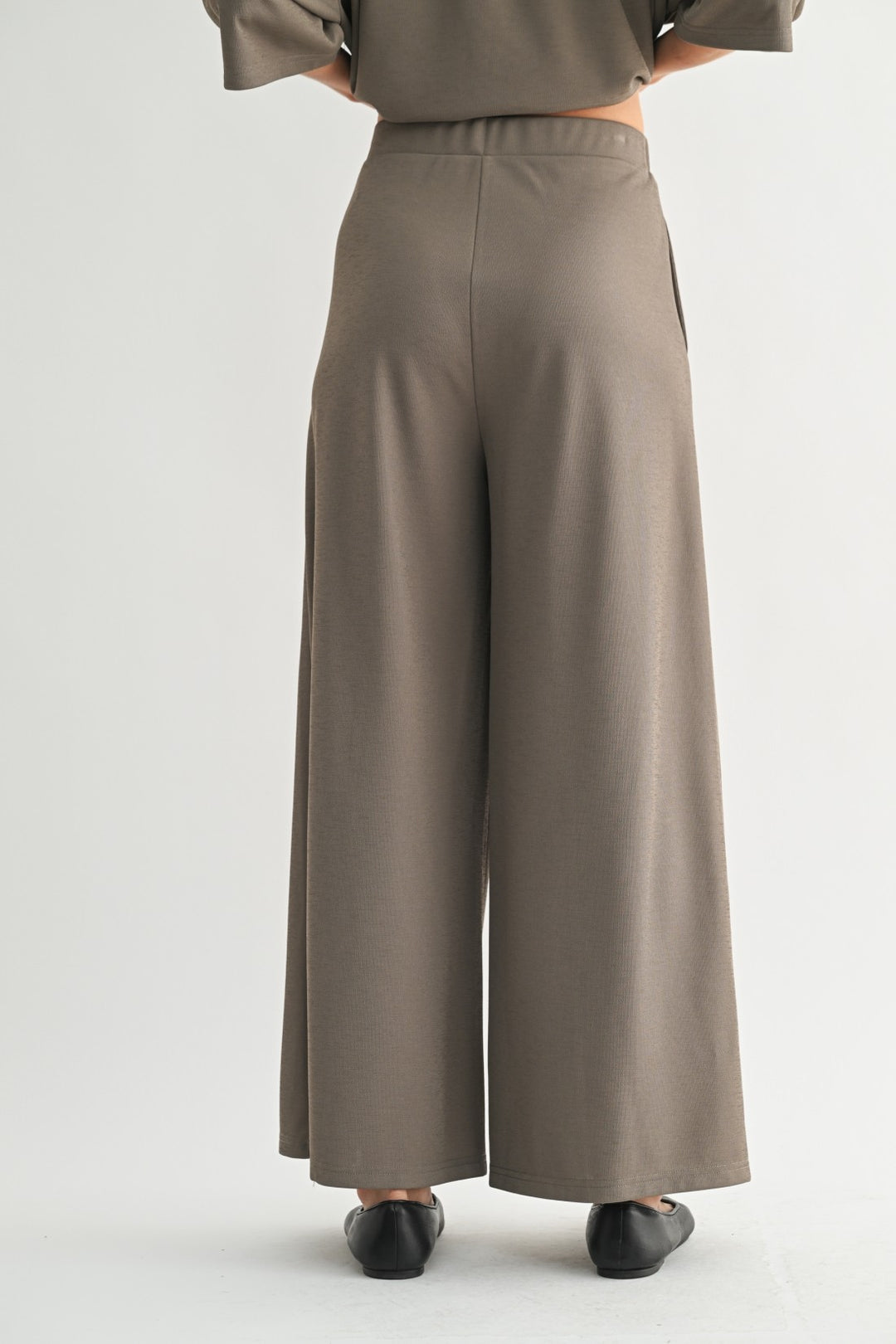 SABLE CROPPED WIDE PANTS