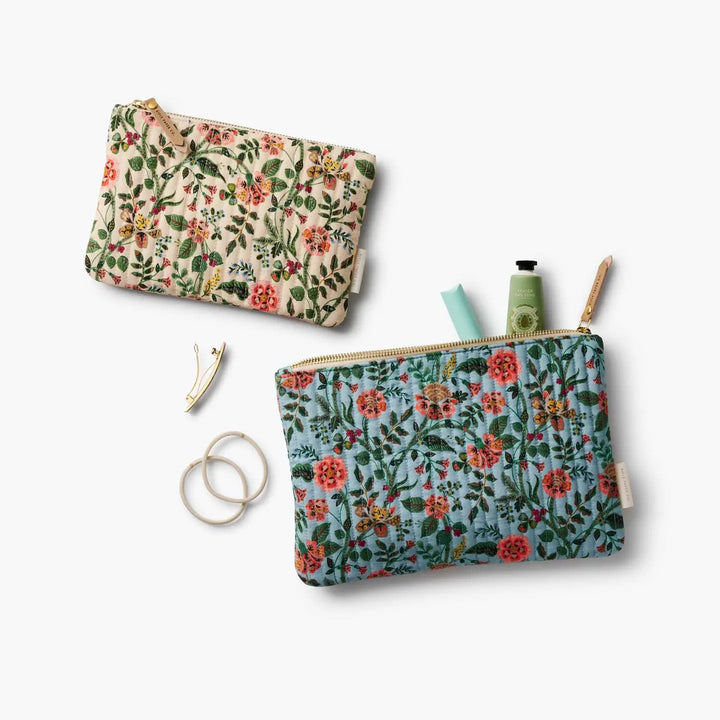 GRACIE QUILTED POUCH SET
