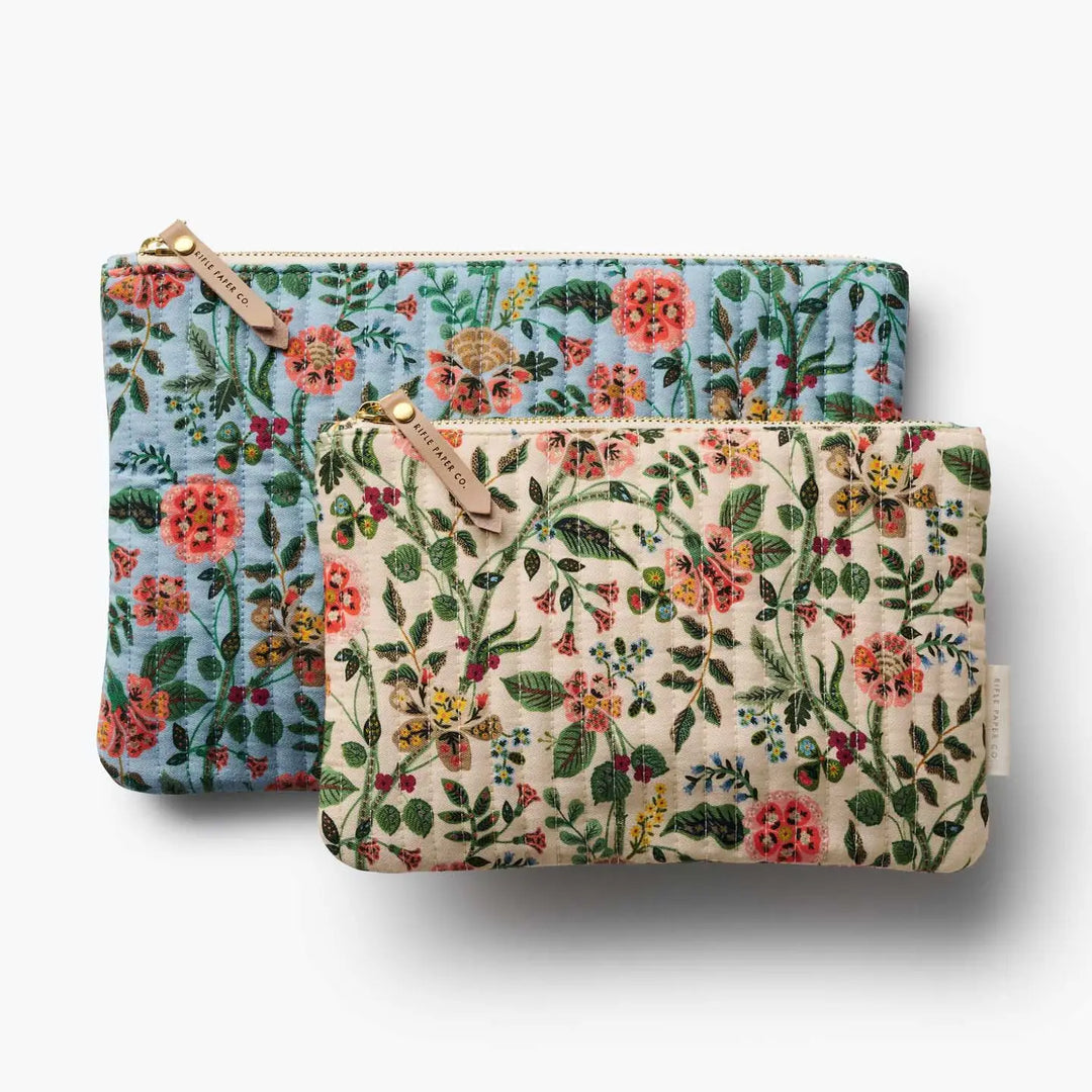 GRACIE QUILTED POUCH SET