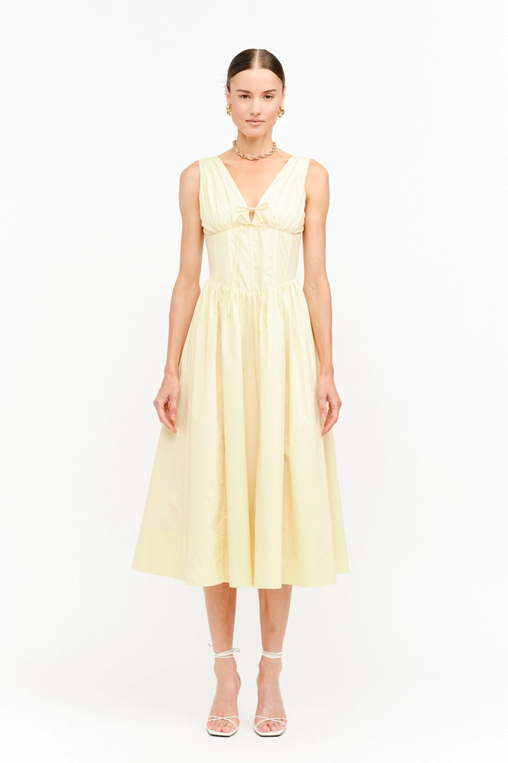 SHAE POPLIN MIDI DRESS