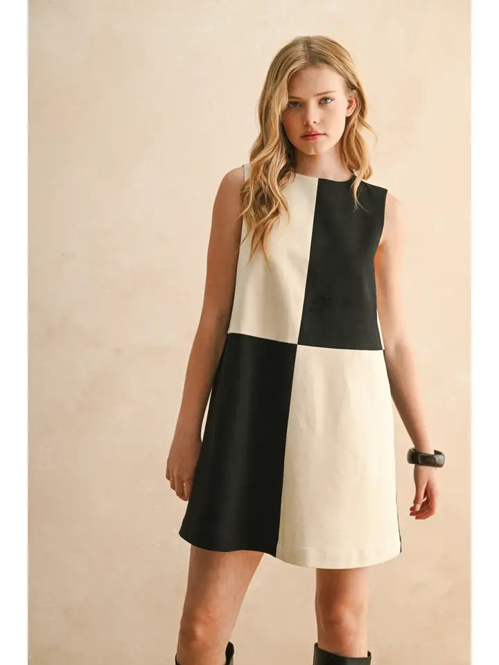 VERA SUEDED SHIFT DRESS