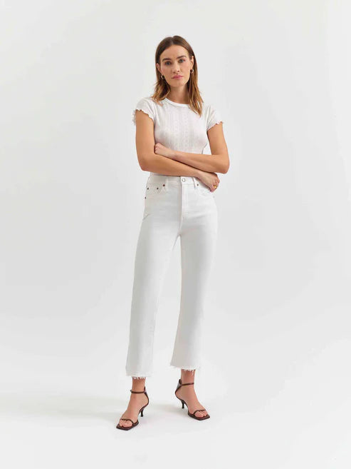 SHY GIRL CROPPED FLARE - LAMB
