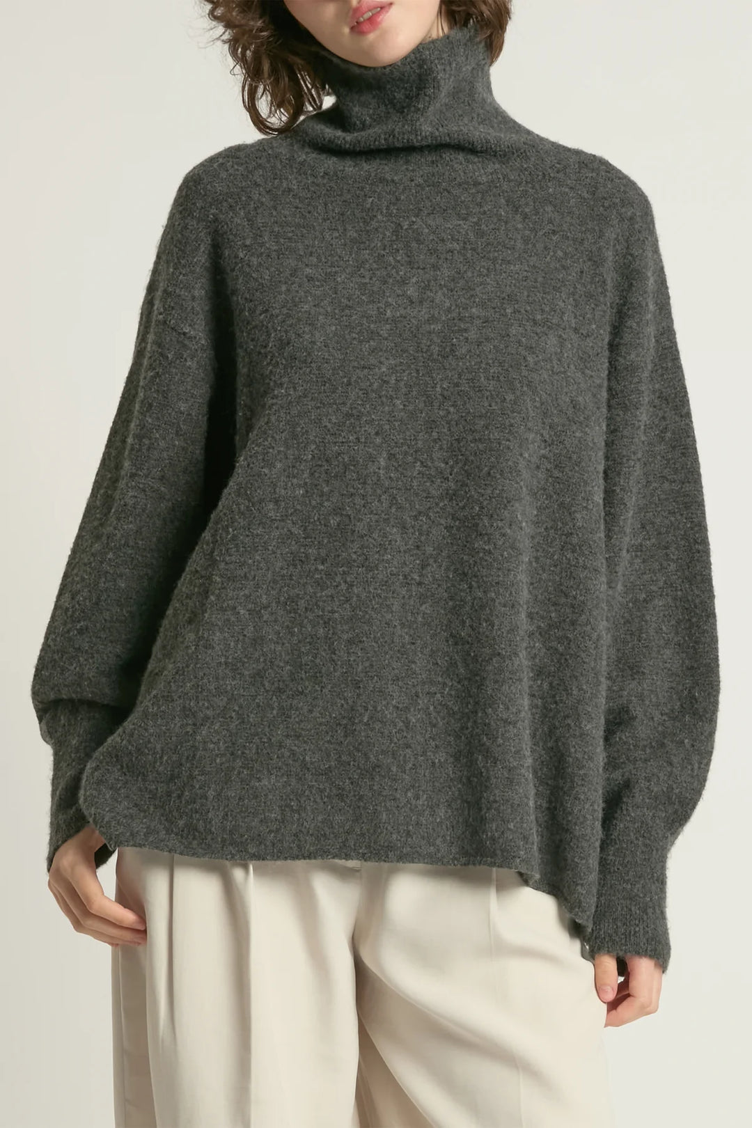 Slouch Turtleneck Sweater