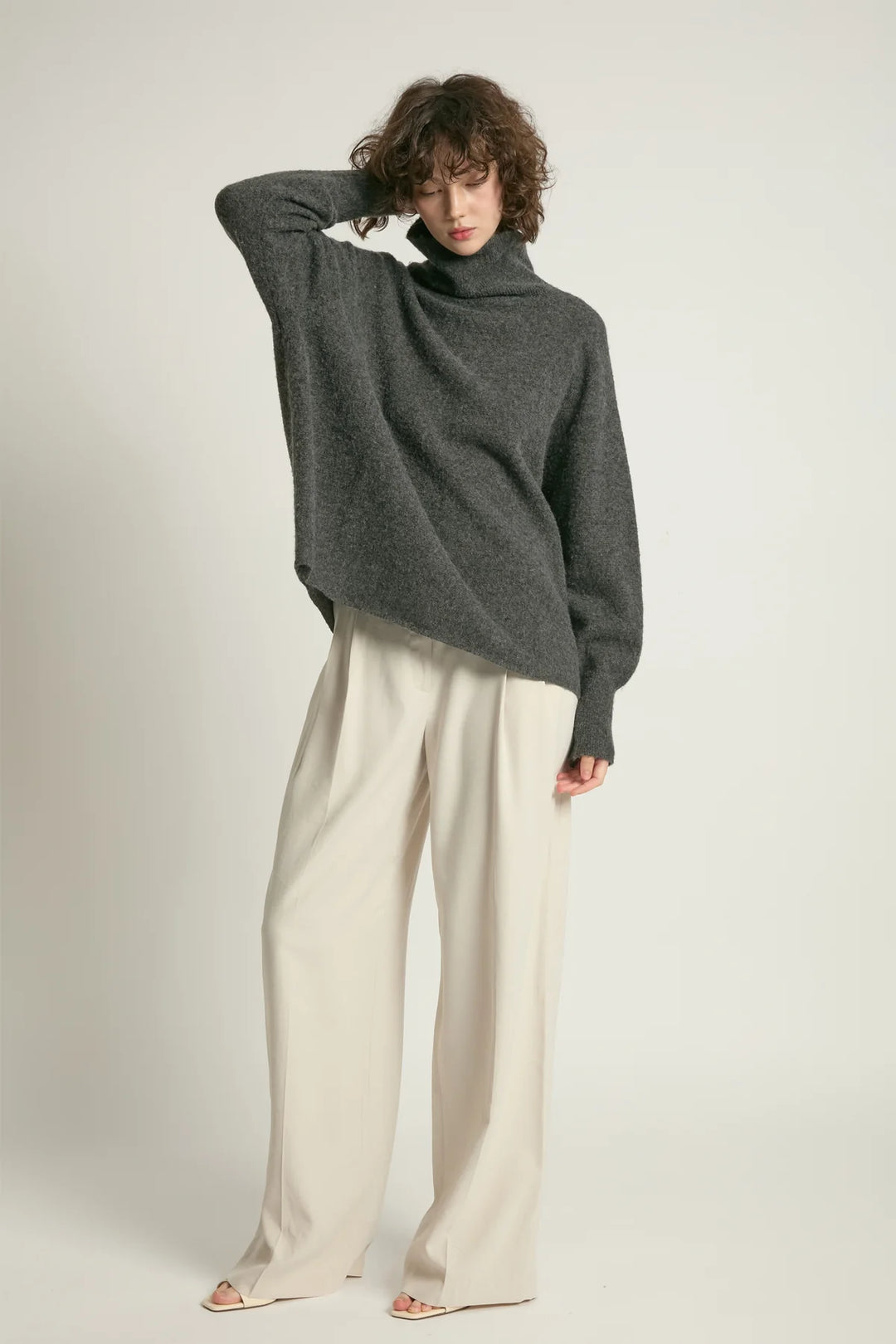 Slouch Turtleneck Sweater