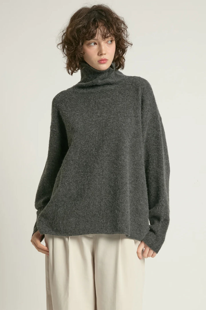 Slouch Turtleneck Sweater