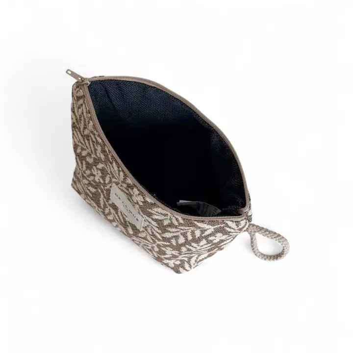 JACQUARD MAKEUP BAG - SMALL