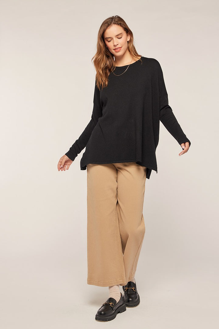 DROP SHOULDER SWEATER