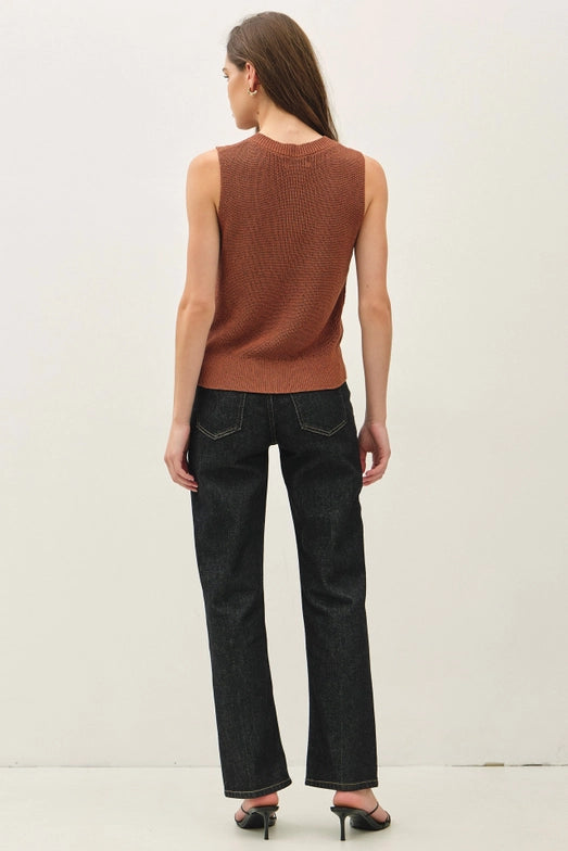 SOPH VEST - BROWN