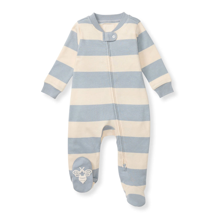 RUGBY STRIPED SLEEPER - BLUE