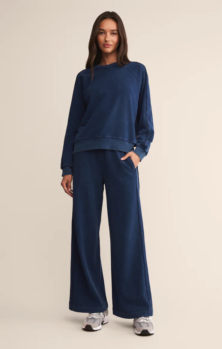 SPORT STRIPE CREWNECK