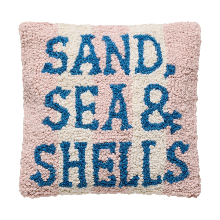 SAND, SEA, & SHELLS PILLOW