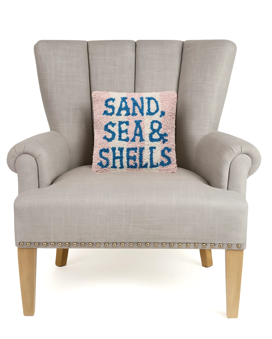 SAND, SEA, & SHELLS PILLOW