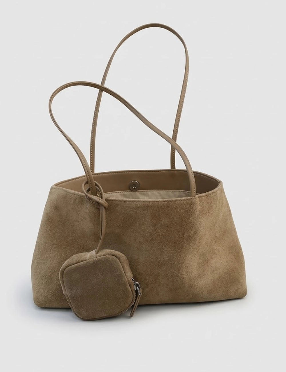 SUEDED TOTE